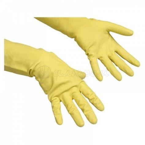Перчатки для уборки Vileda Многоцелевые желт, р-р. L, фото 2