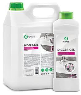 Средство щелочное для прочистки канализационных труб DIGGER-GEL, 5,3кг, фото 2