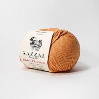 Пряжа Gazzal Baby Cotton цвет 3465 тыквенный