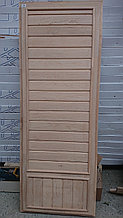 Дверь деревянная для бани, сауны (Осина

) 700*1900, 700*1800, 700*1700 
мм