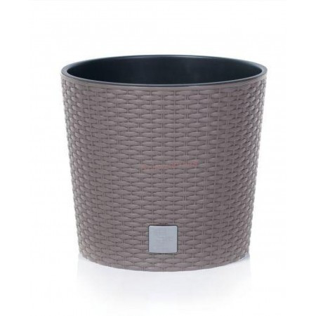 Горшок пластиковый Flower pot RATO ROUND – MOCCA