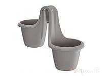 Горшок пластиковый Flower pot RESPANA TWINS