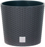 Горшок пластиковый Flower pot RATO ROUND anthracite