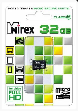 Карта памяти microSDHC MIREX (class10), фото 2