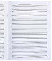 Тетрадь для нот с грамматикой «Полиграфкомбинат» 213*285 мм, 16 л.