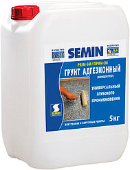 Универсальный глубокопроникающий адгезионный грунт-концентрат Semin Prim SM / Прим СМ, 5 кг
