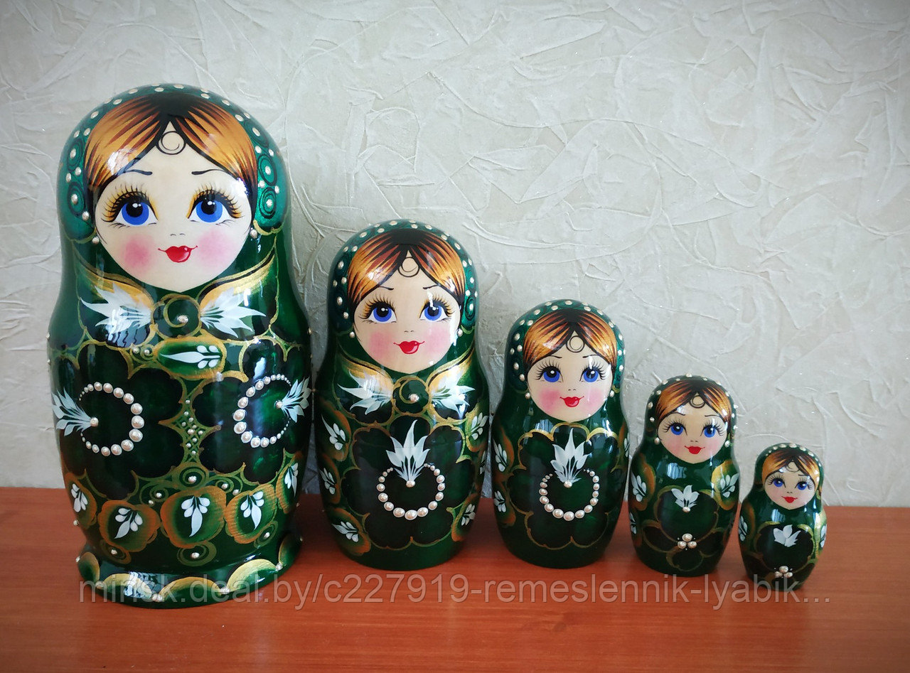 Матрёшка на 5 частей! Ручной работы!