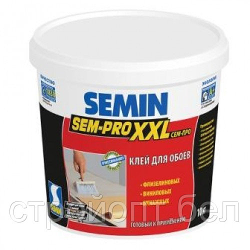 Клей для обоев Semin SEM-PRO XXL, 10 кг - фото 1 - id-p99830353