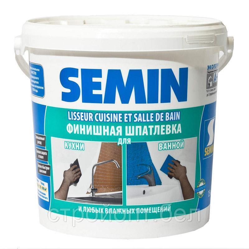 Финишная шпатлёвка Semin Lisseur cuisine et salle de bain / для кухни и ванной, 5 кг