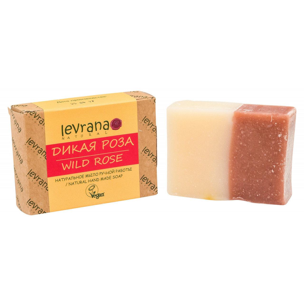 Мыло ручной работы Дикая Роза, Levrana, 100 гр