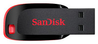 USB Flash SanDisk Cruzer Blade Black 128GB (SDCZ50-128G-B35)