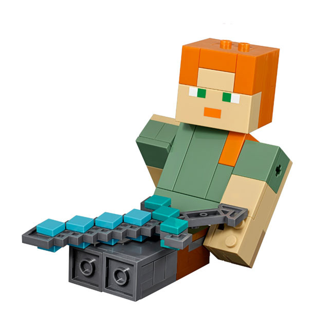 Конструктор Bela 11167 Minecraft Алекс с цыплёнком (аналог LEGO Minecraft 21149) 160 деталей - фото 5 - id-p99835234