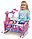 661-03A Кроватка качалка для куклы с музыкальной каруселью, фото 3