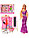 589-1 Кукольный набор Гардеробная в комплекте кукла платья мебель (аналог Барби), фото 3