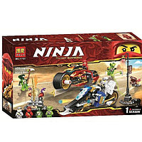 Конструктор Bela 11161 Ninja Мотоцикл-клинок Кая и снегоход Зейна (аналог LEGO Ninjago 70667) 400 деталей