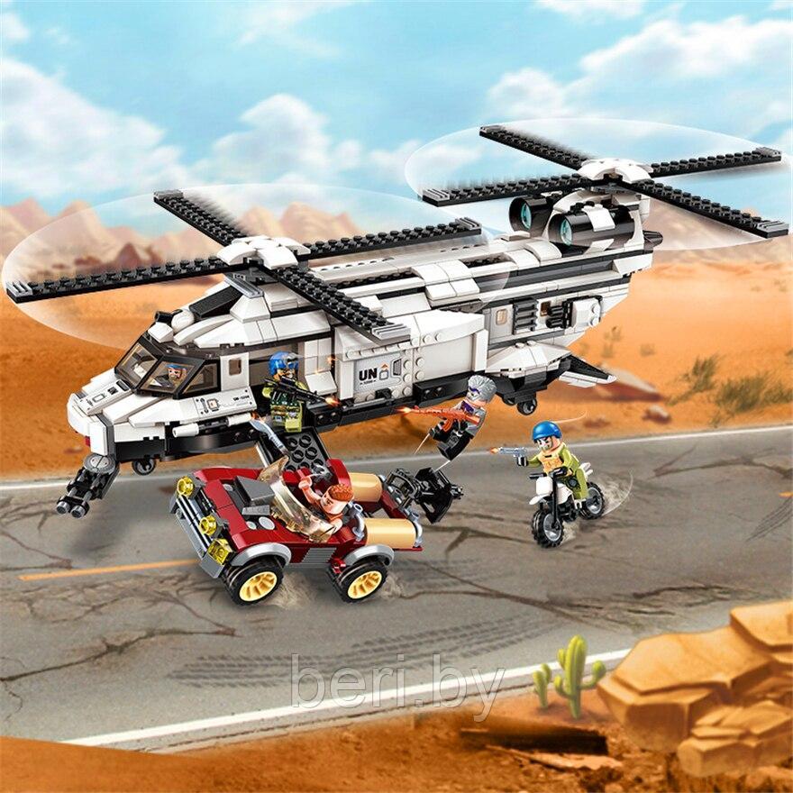 Конструктор QMAN 3208 "Секретная миссия: Военный вертолет", 648 деталей, аналог Lego - фото 2 - id-p99893251