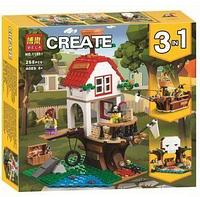 Конструктор BELA 11051 "В поисках сокровищ 3 в 1", 268 деталей, аналог LEGO Creator Креатор 31078