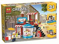 Конструктор BELA Create 11052 "Приятные сюрпризы 3 в 1", 410 деталей, аналог LEGO Create 31077, Креатор