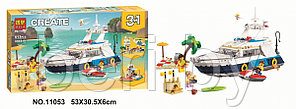 Конструктор BELA 11053 "Морские приключения 3 в 1", 613 деталей, аналог LEGO Creator Креатор 31083