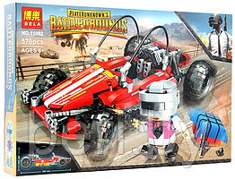 11082 Конструктор Bella Battlegrounds "Гоночный автомобиль", 570 деталей, аналог LEGO