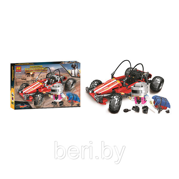 11082 Конструктор Bella Battlegrounds "Гоночный автомобиль", 570 деталей, аналог LEGO - фото 3 - id-p99915155