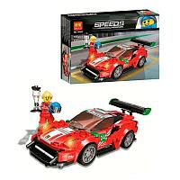 Конструктор Speeds Champion 10943 "Феррари 488 GT3 "Scuderia Corsa", 185 деталей, аналог LEGO 75886 