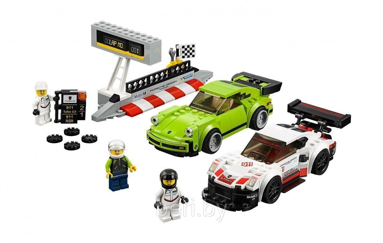Конструктор Speeds Champion 10946 "Порше 911 RSR и 911 Turbo 3", 409 деталей, аналог LEGO 75888 - фото 5 - id-p99916261