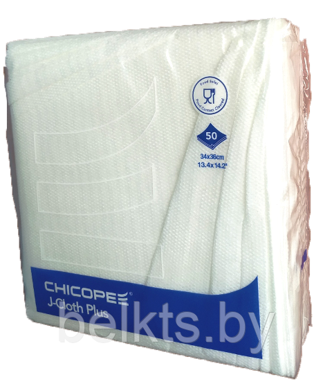 Салфетки J-Cloth Plus Medium Wiper White (Chicopee) (50шт./уп.) (Katun) 48858 - фото 3 - id-p98799340