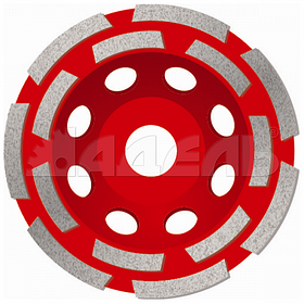 Ø230 MSH алмазная чашка по бетону двухрядная ПРЕМИУМ