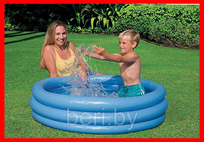Детский надувной бассейн INTEX 59416NP (114х25 см) "Кристалл", Интекс - фото 2 - id-p99923797