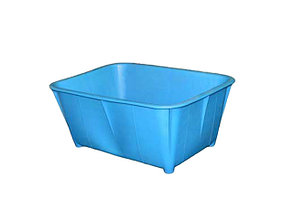 Ящик хозяйственный 40л (цветной, непищевой) (без ручек, НЕ белый, пищевой, производство РБ)