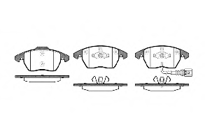 Тормозные колодки передние Пассат б7