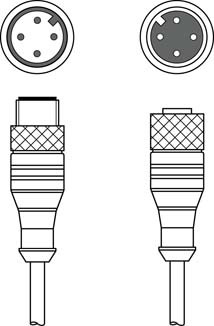 548100 | CB-M12-25000S-4GF/GM - Interconnection cable