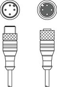 548100 | CB-M12-25000S-4GF/GM - Interconnection cable