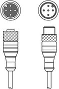 548361 | CB-M12-1000-5GF/GM - Interconnection cable