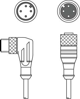 548950 | KDS U-M12-4A-M12-4W-P1-020-24X - Interconnection cable - фото 1 - id-p99958894