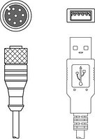 50111227 | KB M12A-8P-USB-3000 - Connection cable