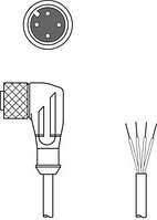 50112961 | K-D M12W-4P-10m-FAB - Connection cable