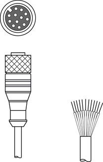 50130281 | KD S-M12-CA-P1-020 - Connection cable, фото 2