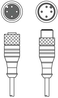 50130737 | KDS U-M12-4A-M12-4A-P1-003 - Interconnection cable - фото 1 - id-p99959178