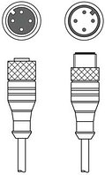 50130738 | KDS U-M12-4A-M12-4A-P1-006 - Interconnection cable