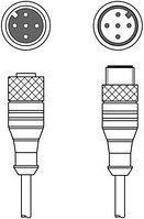 50132442 | KDS U-M12-5A-M12-5A-V1-006 - Interconnection cable