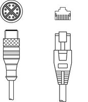 50133387 | KSS ET-M12-8A-RJ45-A-P7-050 - Interconnection cable