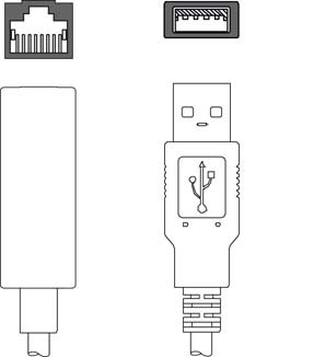 50134949 | KDS ET-RJ45-A-USB3-A-P4-000 - Adapter cable - фото 1 - id-p99959430