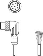 50135143 | KS U-M12-8W-P1-030 - Connection cable