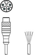 50141463 | KD PL-M12-5A-P0-050 - Connection cable