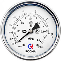 Мановакууметр ТМВ-521ТЭ.00(-0,1-2,4МРа) (-70-+55С)G1/2.1,0.NH3 Аммиак нерж сталь