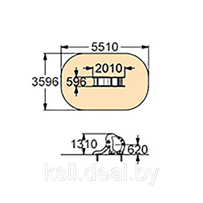 Горка "Слоненок" Н площадки =0,6 м арт. 004218 - фото 5 - id-p99963322