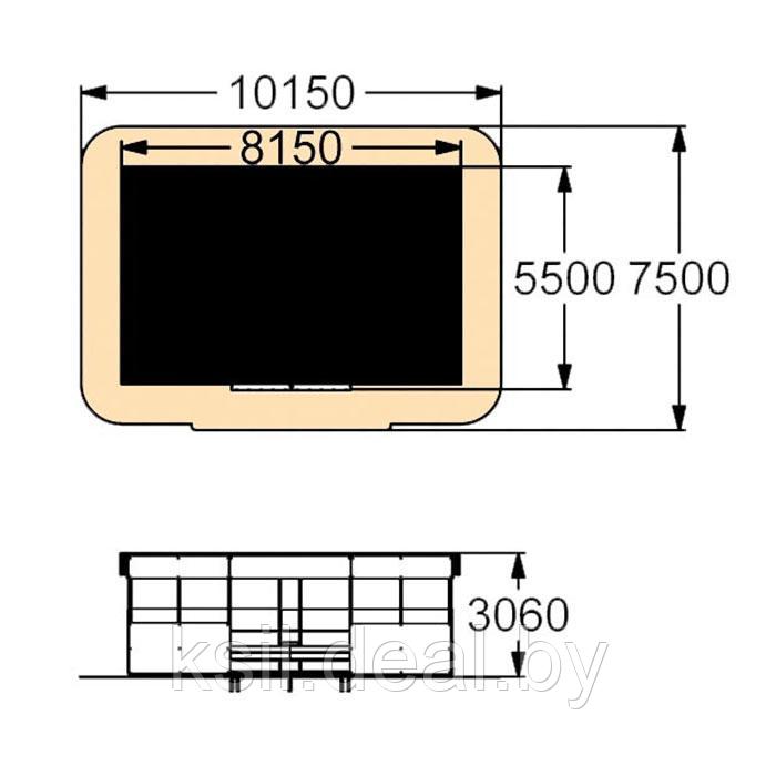 Теневой навес 40 кв.м.(5х8м) арт. 004380 - фото 3 - id-p99963411