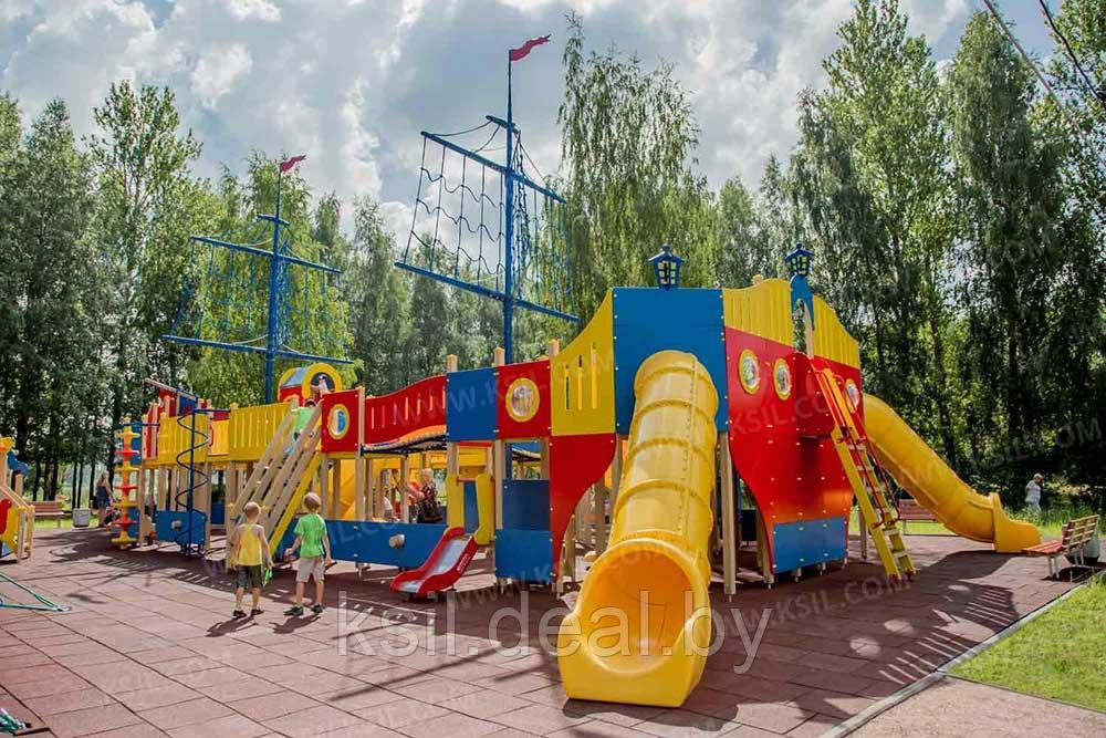 Детский игровой комплекс "Каравелла" 2-х мачтовый арт. 005687 - фото 6 - id-p99963599